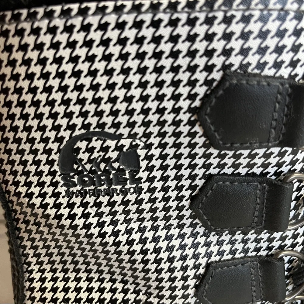 Sorel Womens 1964 Pac Waterproof Winter Boots Houndstooth Size 7 - Picture 4 of 9